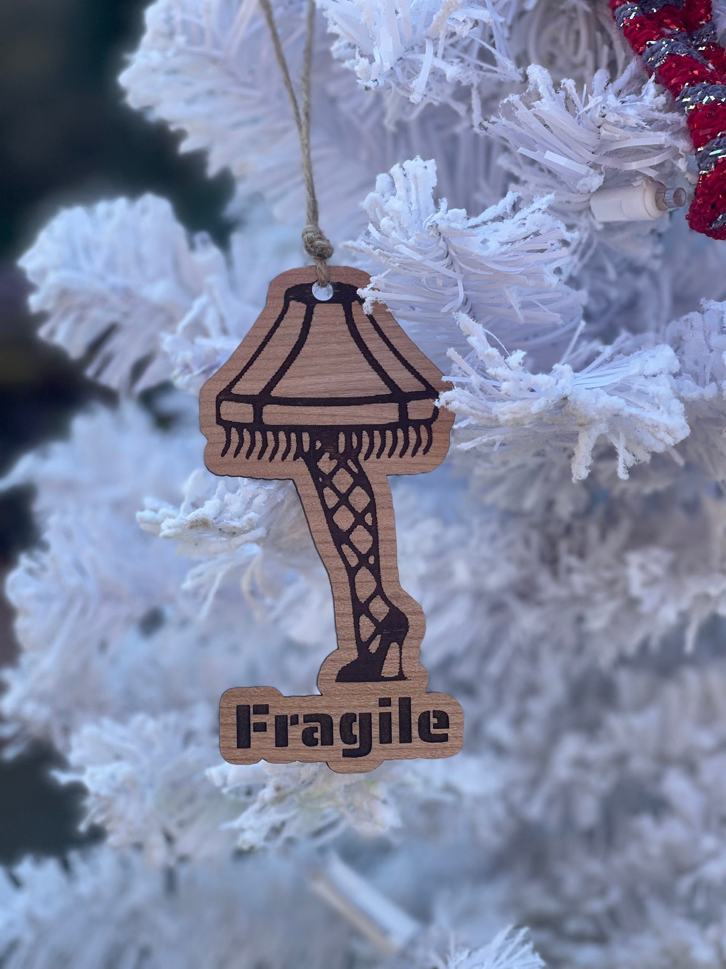 Christmas Story Fragile Leg Lamp Christmas Ornament